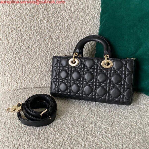 Replica Dior M0540 Lady D-joy Bag Black Cannage Calfskin 3