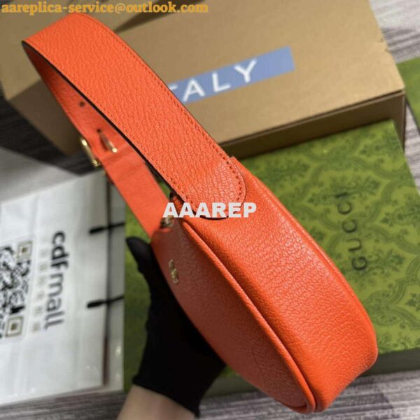 Replica Gucci 739076 Aphrodite Mini Shoulder Bag Orange 6