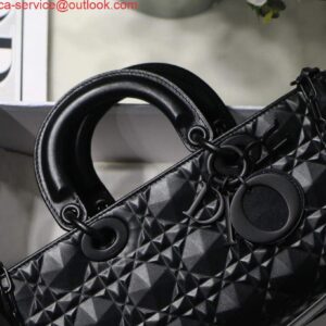 Replica Dior M0540 Lady D-joy Bag Black Cannage Calfskin with Diamond Motif