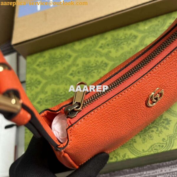 Replica Gucci 739076 Aphrodite Mini Shoulder Bag Orange 7