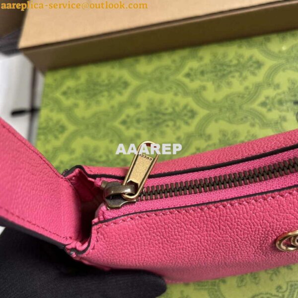 Replica Gucci 739076 Aphrodite Mini Shoulder Bag Pink 7