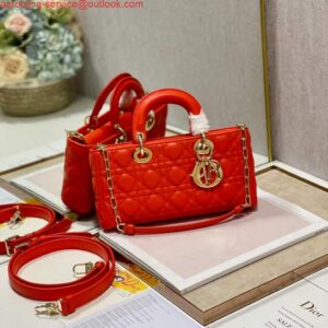 Replica Dior M0540 Lady D-joy Bag Red Cannage Calfskin