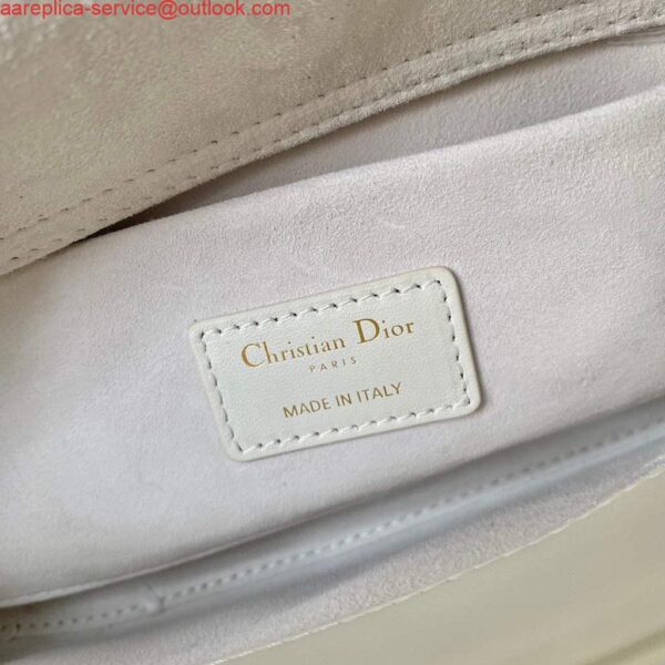 Replica Dior M0540 Lady D-joy Bag White Cannage Calfskin 9