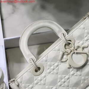 Replica Dior M0540 Lady D-joy Calfskin Bag White