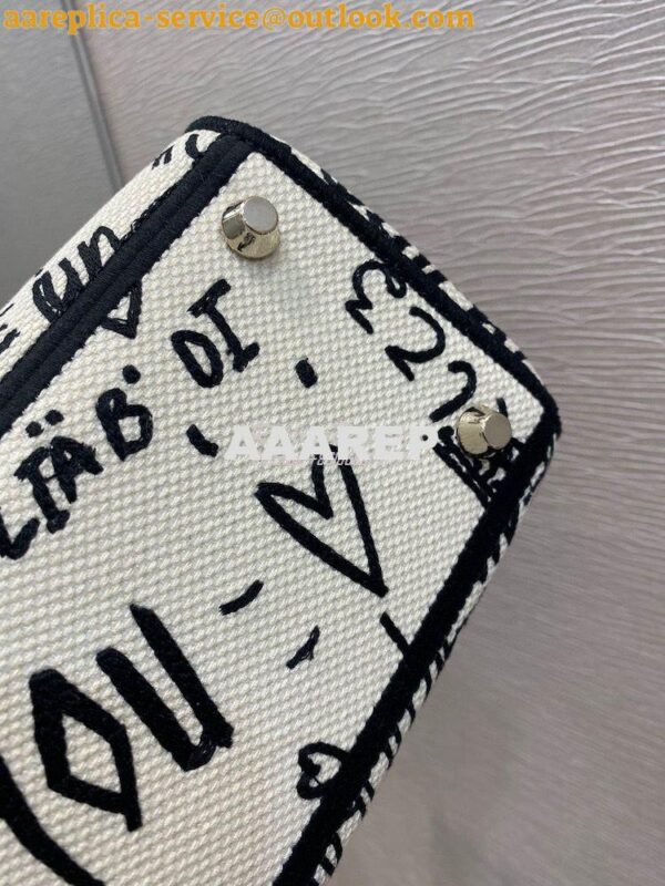 Replica Dior Medium Lady D-Lite Bag Graffiti Je'taime d'Amour Embroide 15
