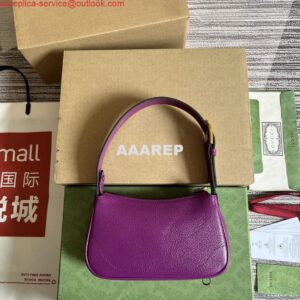 Replica Gucci 739076 Aphrodite shoulder bag with Double G Purple