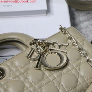 Replica Dior M0540 Medium Lady D-Joy Bag Sand-Colored Cannage Lambskin With Heart Motif 2