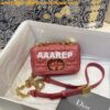 Replica Dior Micro Caro Bag in White Supple Cannage Calfskin S2022