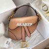 Replica Dior Micro Saddle Bag with Strap Black Goatskin S5685 2