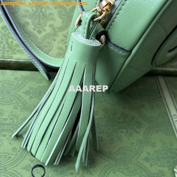 Replica Gucci 742360 Gucci Blondie Small Shoulder Bag Green 8