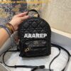 Replica Dior Mini Backpack Black Cannage Lambskin M9222U