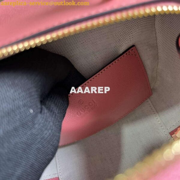 Replica Gucci 744434 Gucci Blondie Top Handle Bag Rose pink 8