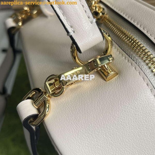 Replica Gucci 744434 Gucci Blondie Top Handle Bag White 4