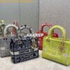 Replica Dior Mini Book Tote With Strap Blue and Beige Oblique Embroide