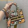 Replica Dior Medium Lady D-Lite Bag Yellow Multicolor Dior Paisley Emb