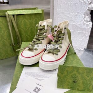 Replica Gucci x Converse Collection High Top Sneaker C517 Beige 2