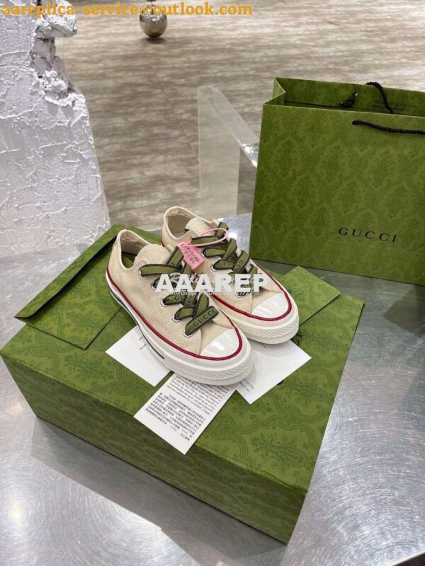 Replica Gucci x Converse Collection Sneaker C516 Beige 3