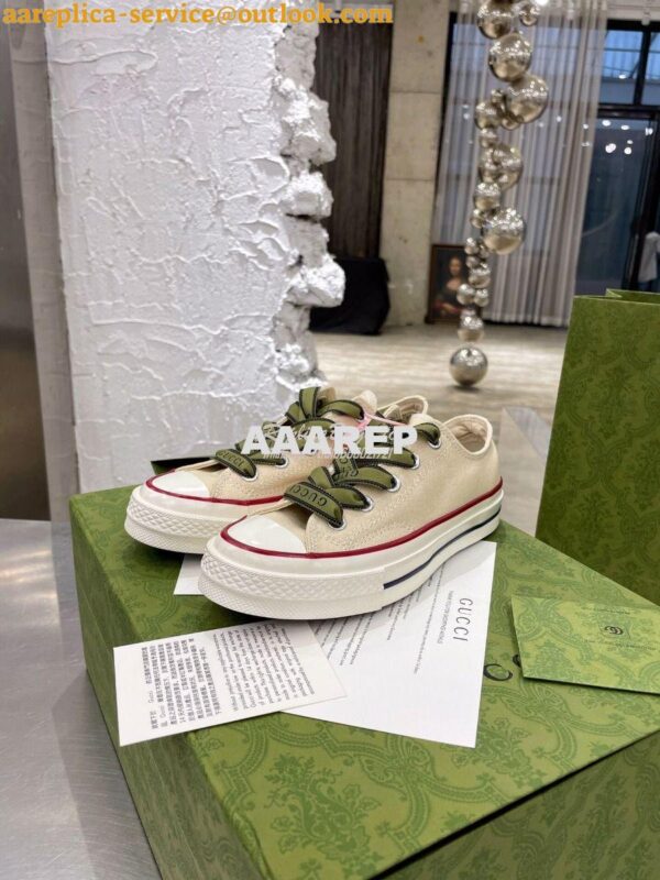 Replica Gucci x Converse Collection Sneaker C516 Beige 6