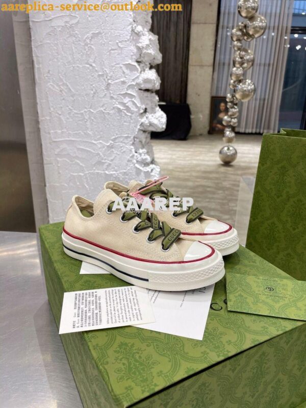 Replica Gucci x Converse Collection Sneaker C516 Beige 7