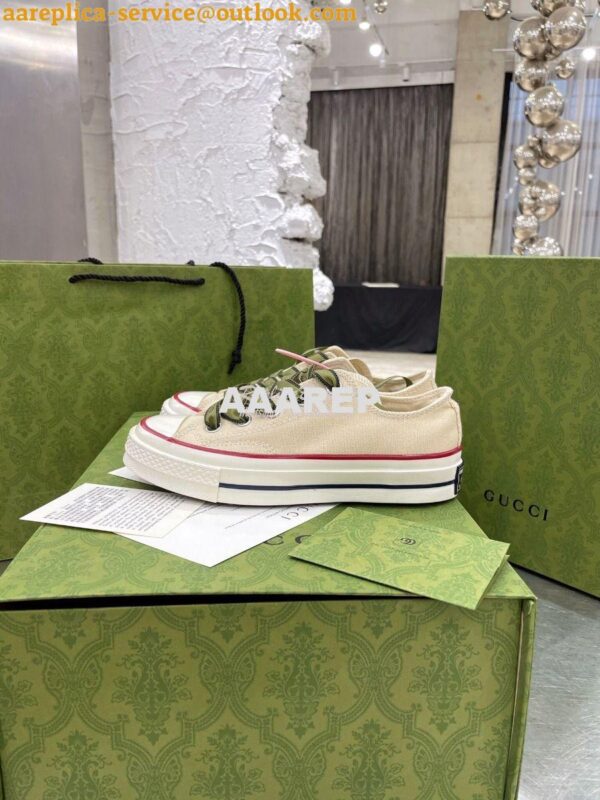 Replica Gucci x Converse Collection Sneaker C516 Beige 8