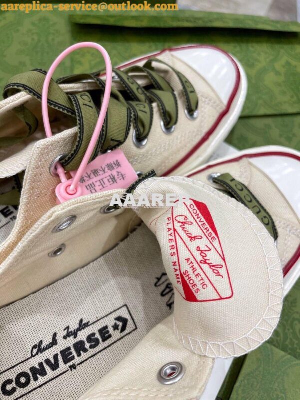 Replica Gucci x Converse Collection Sneaker C516 Beige 10