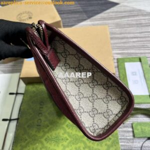 Replica Gucci 751912 Mini GG Canvas Pouch Red 2