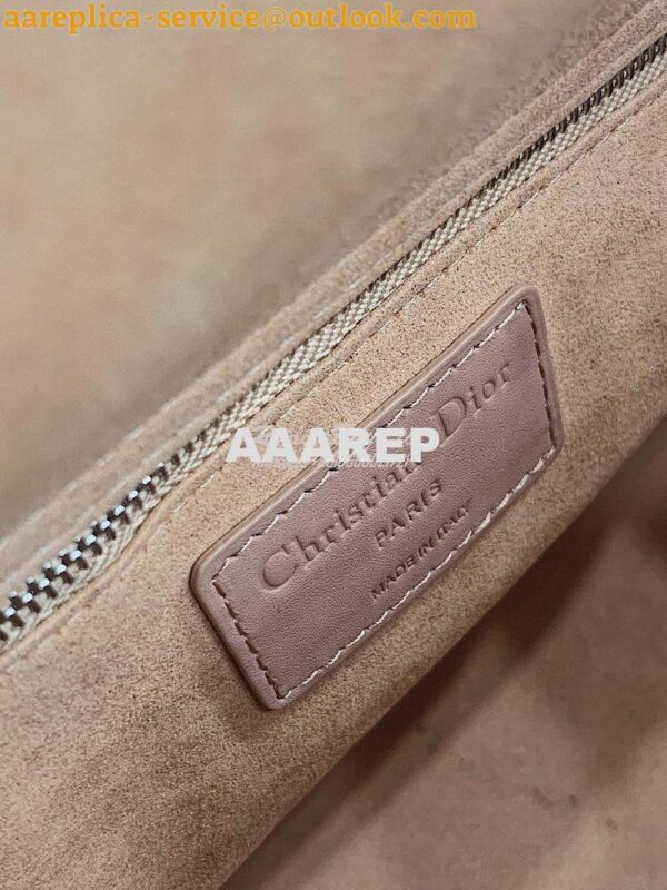 Replica Dior Medium Lady Dior Ultra-Matte Nude Tote Bag M0565 10