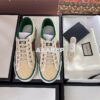 Replica Men Women's Gucci Tennis 1977 Sneaker 606110 Beige Ebony Micke