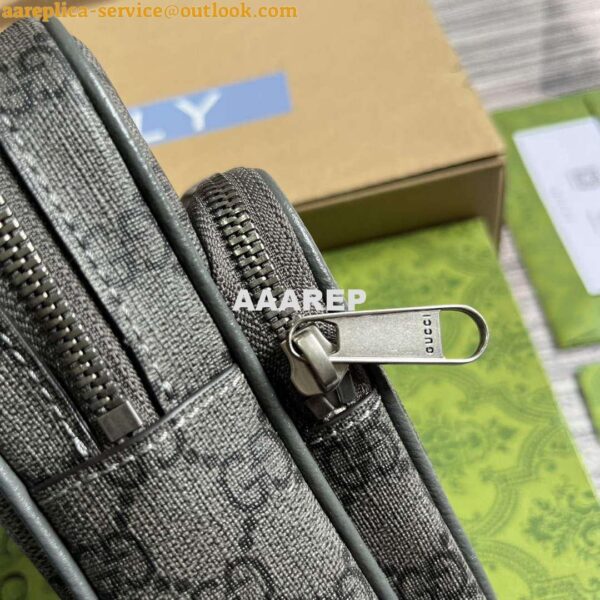 Replica Gucci 752565 Ophidia GG Mini Bag Grey 7