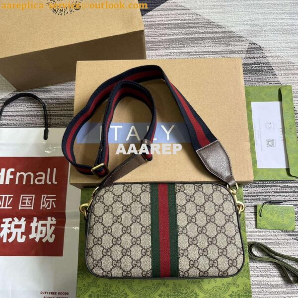 Replica Gucci 752591 Ophidia Gg Small Shoulder Bag Brown