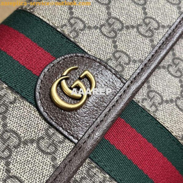 Replica Gucci 752597 Ophidia GG Small Belt Bag Brown 5