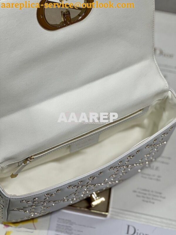 Replica Dior Medium Large Caro Bag Latte Gold Lucky Star Cannage Lambs 15
