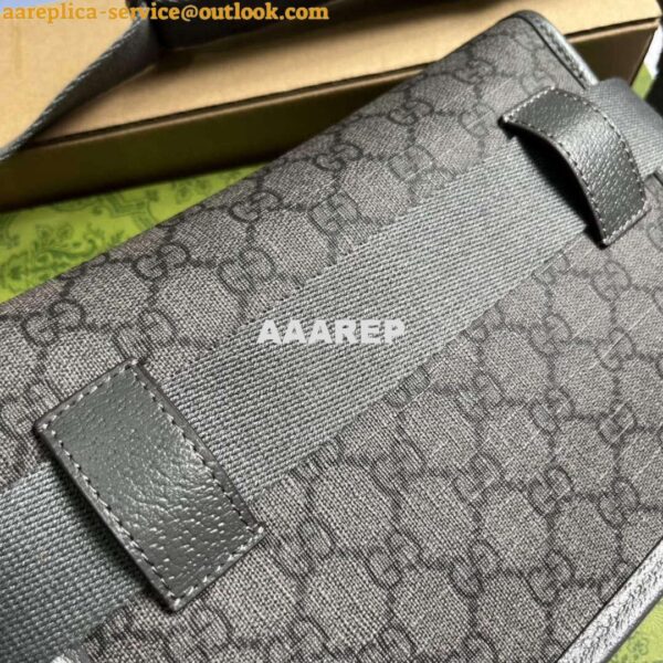 Replica Gucci 752597 Ophidia GG Small Belt Bag Grey 2