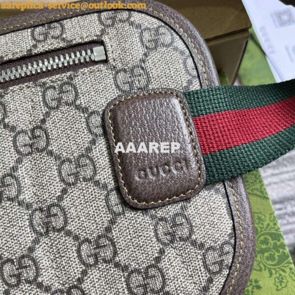 Replica Gucci 760217 GG Belt Bag Brown 2