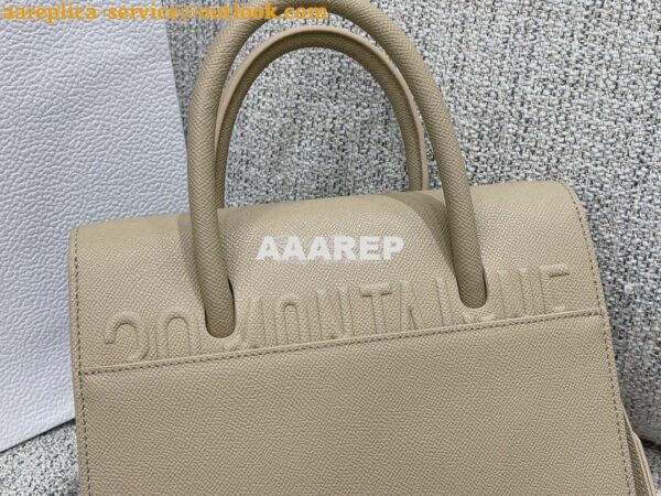Replica Dior Medium St Honoré Tote Beige Grained Calfskin M9321U 12