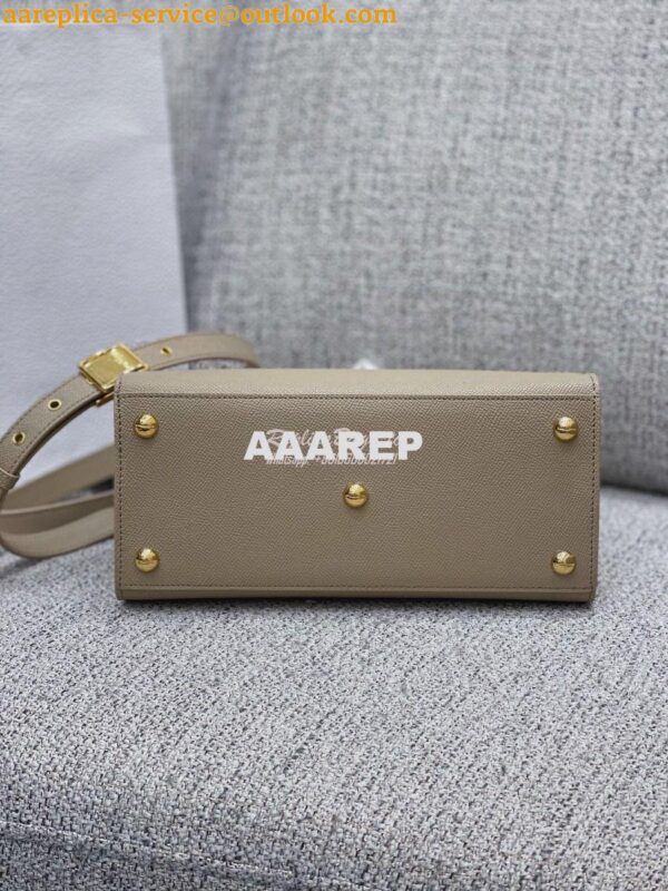 Replica Dior Medium St Honoré Tote Beige Grained Calfskin M9321U 13