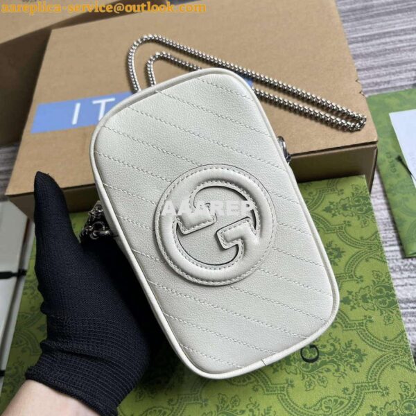 Replica Gucci 760315 Gucci Blondie Mini Bag White 3