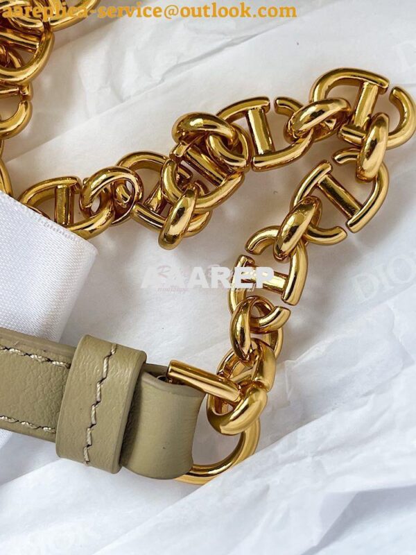 Replica Dior Micro Caro Bag in Beige Supple Cannage Calfskin S2022 6