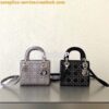 Replica Dior Mini Lady Dior Bag Latte Lucky Star Cannage Lambskin M050 2