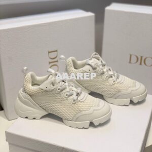 Replica Dior D-Connect Sneaker White Mesh KCK280 2