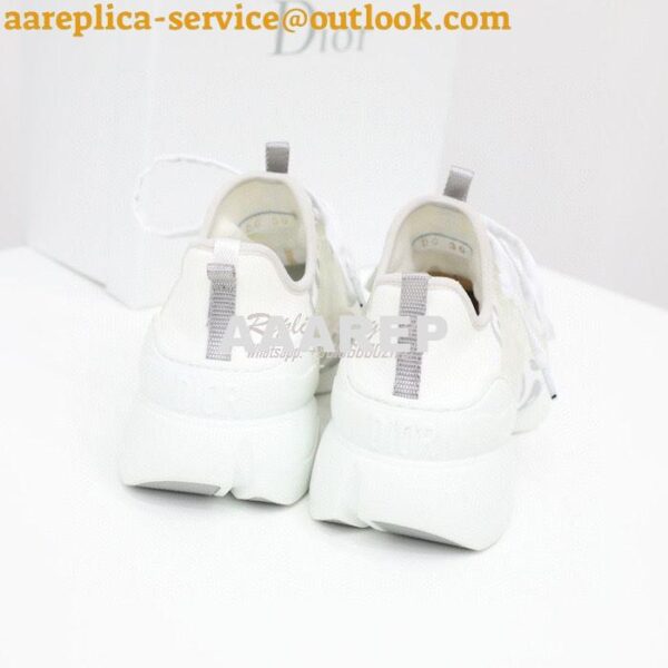 Replica Dior D-Connect Sneaker White Spatial Printed Reflective Techni 11