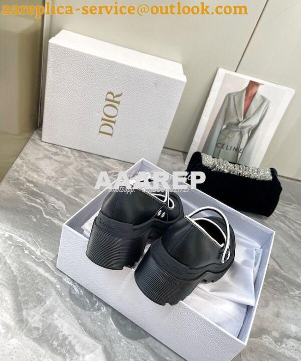 Replica Dior D-Doll 2.0 Pump Black Supple Calfskin KCP951 7