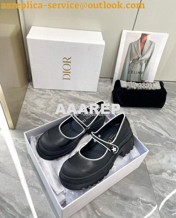 Replica Dior D-Doll 2.0 Pump Black Supple Calfskin KCP951 8