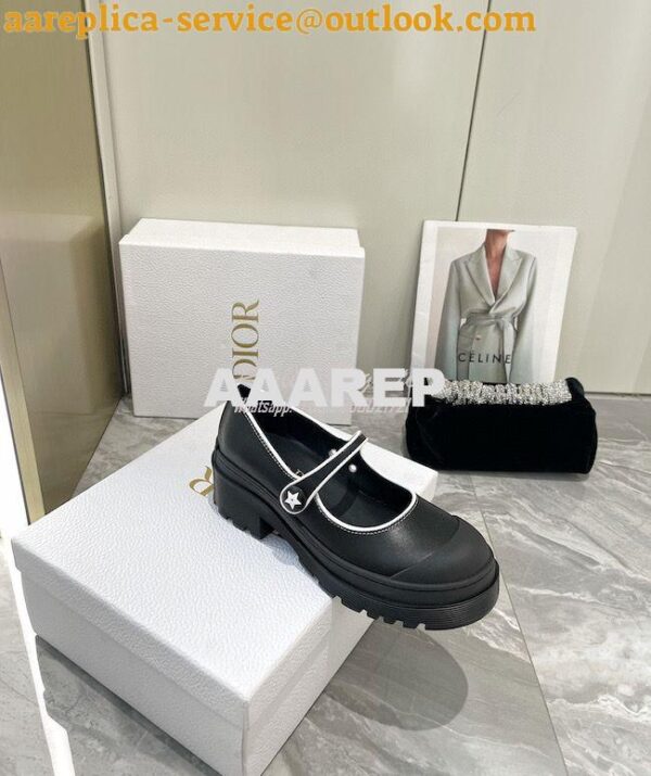 Replica Dior D-Doll 2.0 Pump Black Supple Calfskin KCP951 9