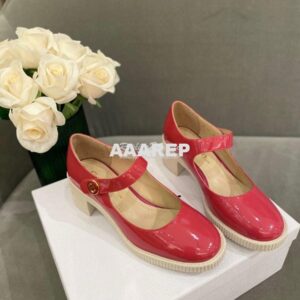 Replica Dior D-Doll Pump Pink Shiny Calfskin KCP909 2