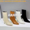 Replica Dior D-Fame Heeled Ankle Boot KDI806 Smooth Calfskin