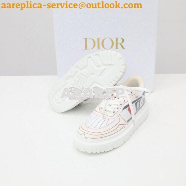 Replica Dior Addict Sneaker D'Amour Technical Fabric KCK308T 10