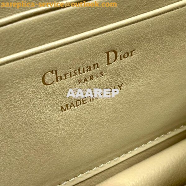 Replica Dior Miss Dior Mini Bag Sand Cannage Lambskin S0980O 9