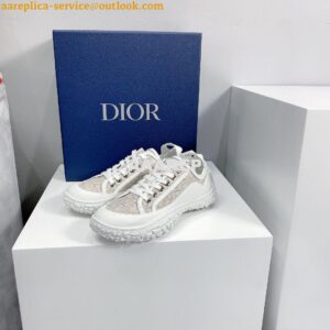 Replica Dior B28 Men/Women Low-Top Sneaker Off-White Dior Oblique Jacq