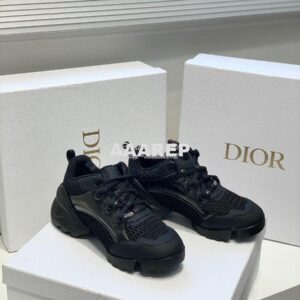 Replica Dior D-Connect Sneaker Black Mesh KCK280